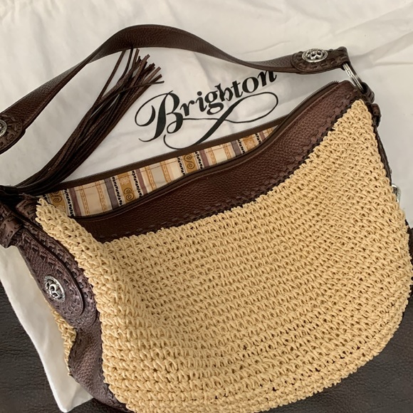 Brighton Shabby Chic Hobo Purse NWOT - Picture 5 of 12